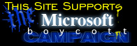 This Site Supports The Microsoft Boycott Campaign